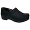 Sanita Women's Closed Back Clog, Textured Oiled leather Upper, Polyurethane Outsole, Black, Size 6.5-7 W 450211-002-38 - alternate 1